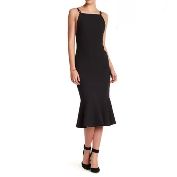 cinq a sept Dresses & Skirts - New Cinq A Sept Harlyn Midi Dress Black 12